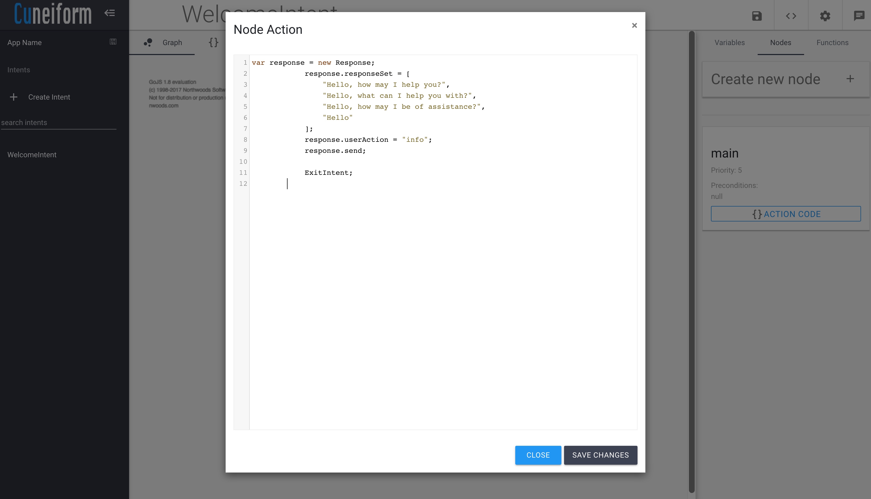 Action Code